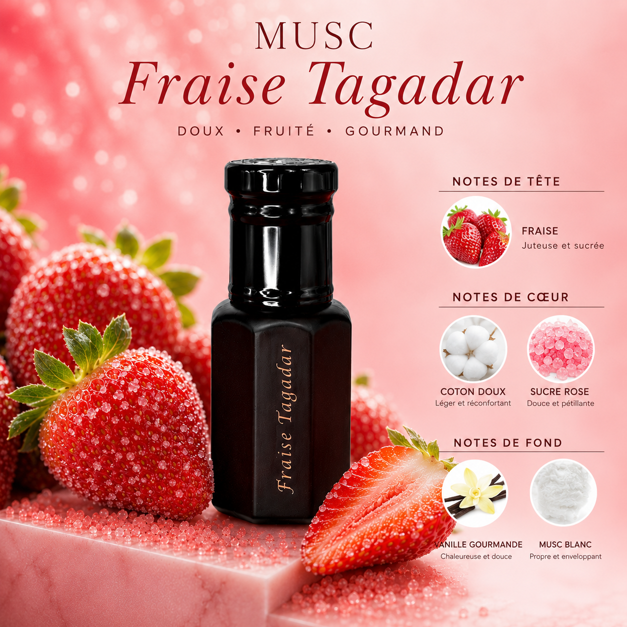 Musc intime Fraise Tagadar